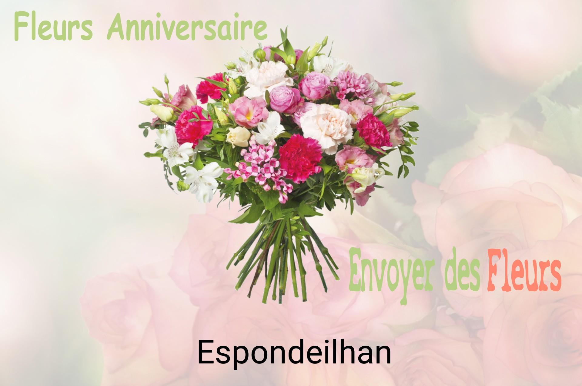 Bouquet de fleurs d’anniversaire livré à Espondeilhan