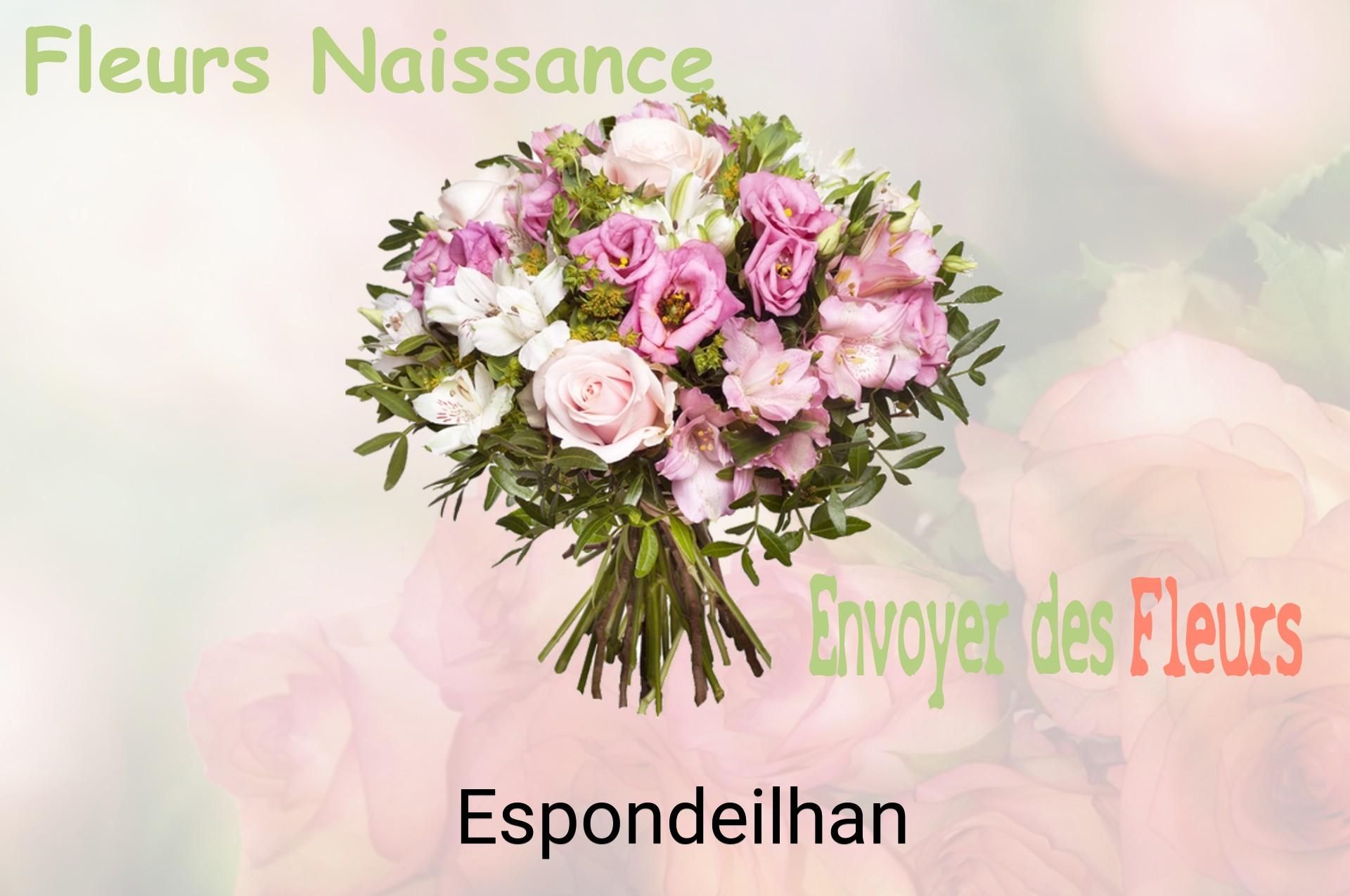 Bouquet de fleurs de naissance livré à Espondeilhan